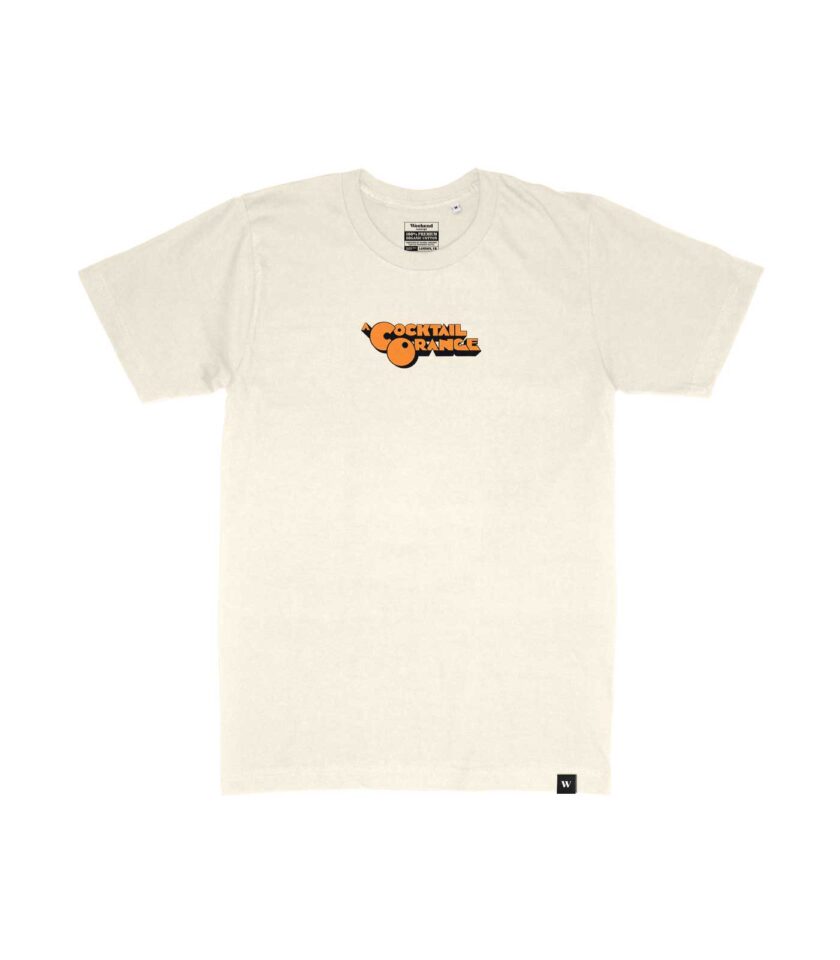 A Cocktail Orange Organic Heavyweight T-Shirt - Image 2