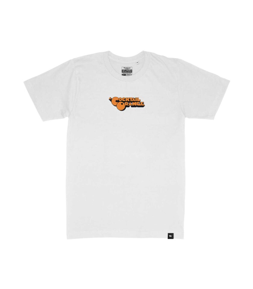 A Cocktail Orange Organic Heavyweight T-Shirt - Image 5