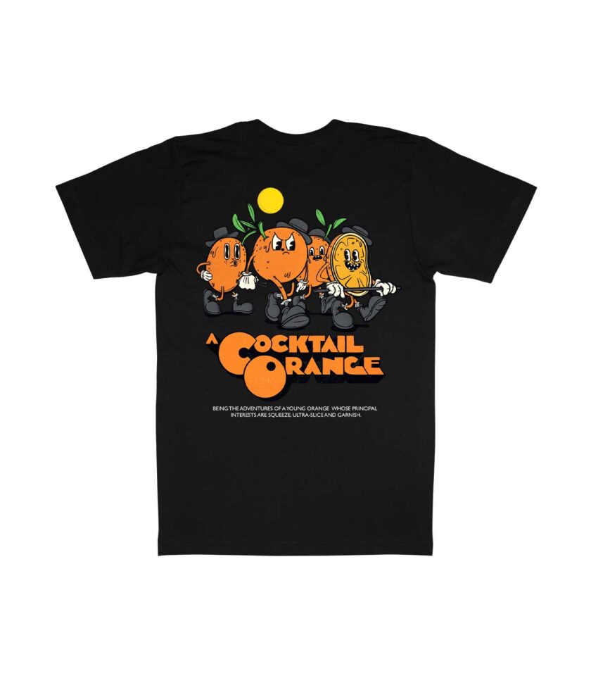 A Cocktail Orange Organic Heavyweight T-Shirt - Image 10