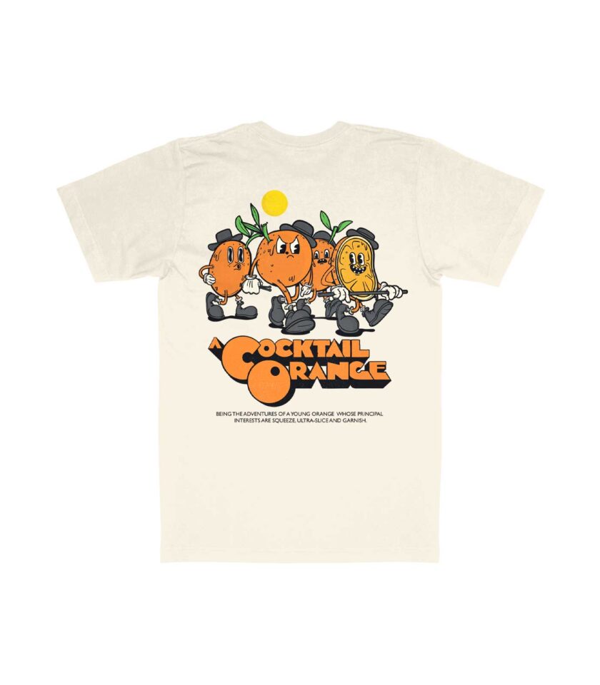 A Cocktail Orange Organic Heavyweight T-Shirt