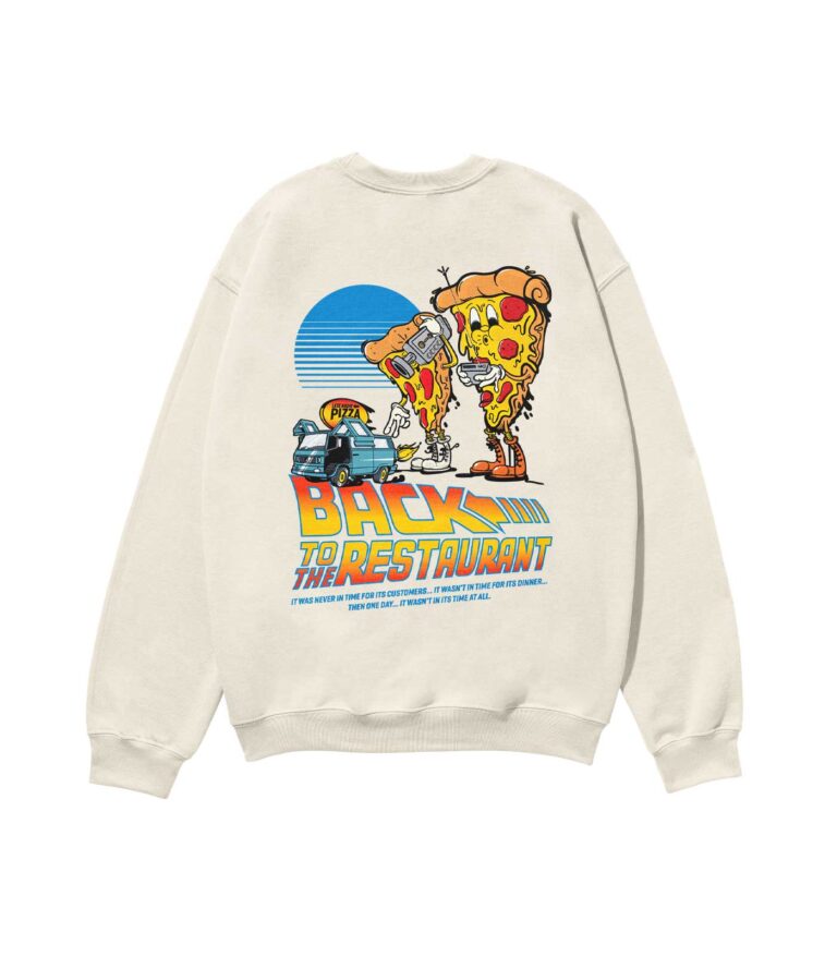 Back to the Restaurant Heavyweight Organic Sweatshirt Sand