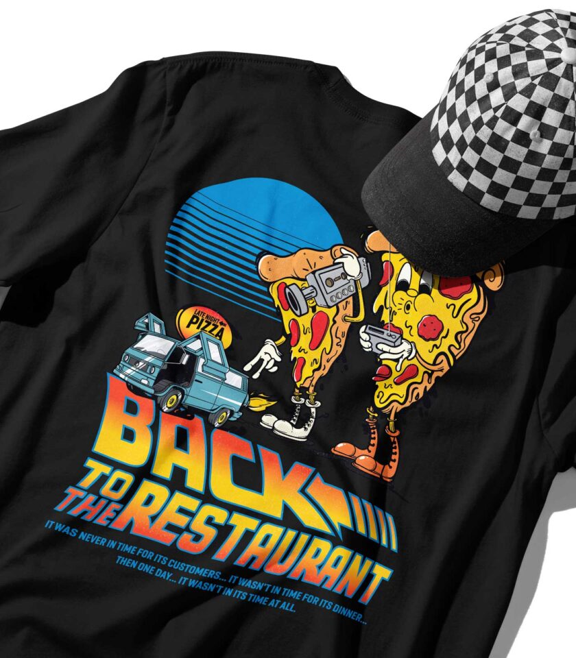Back to the Restaurant Organic Heavyweight T-Shirt - Image 12
