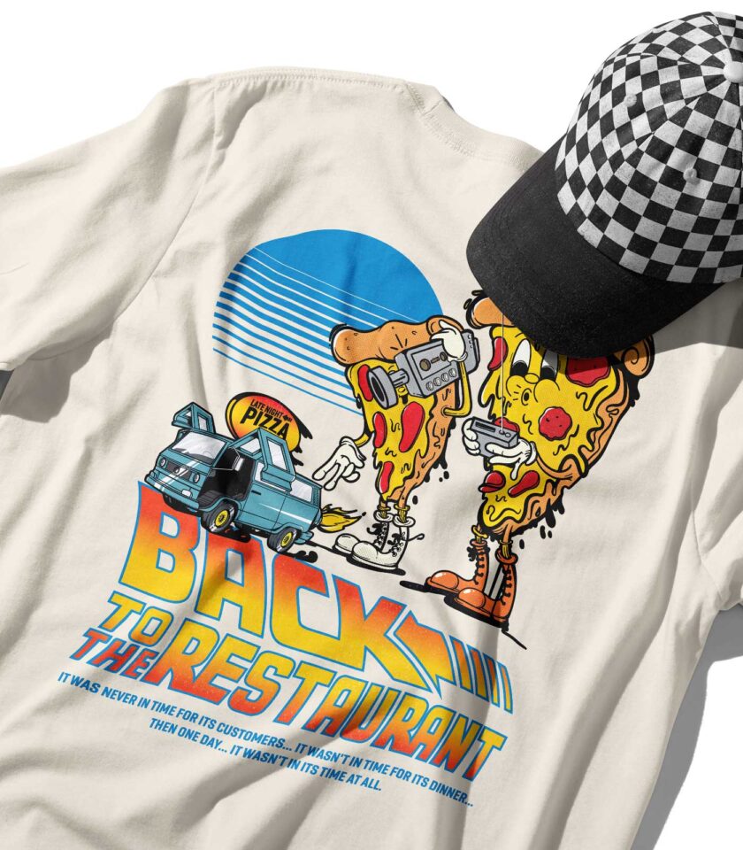 Back to the Restaurant Organic Heavyweight T-Shirt - Image 3