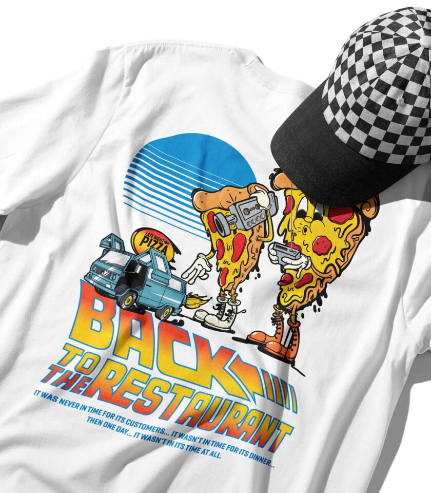 Back to the Restaurant Organic Heavyweight T-Shirt - Image 6