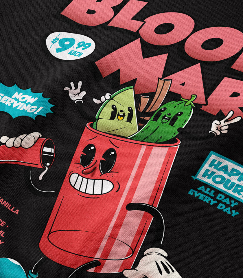 Bloody Mary Heavyweight Organic Hoodie - Image 6