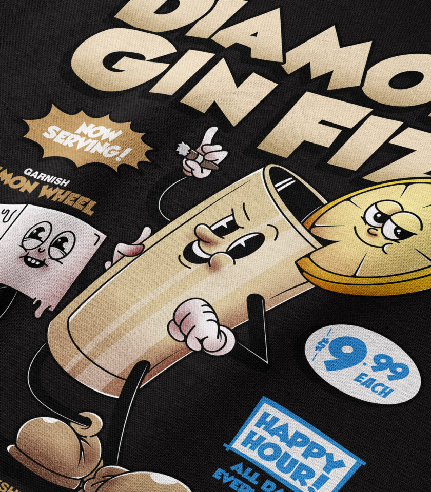 Diamond Gin Fizz Heavyweight Organic Sweatshirt - Image 6