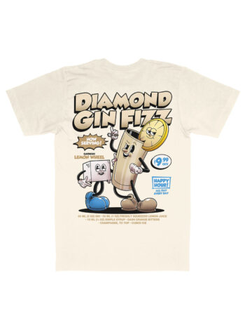 Diamond Gin Fizz Organic Heavyweight T-Shirt