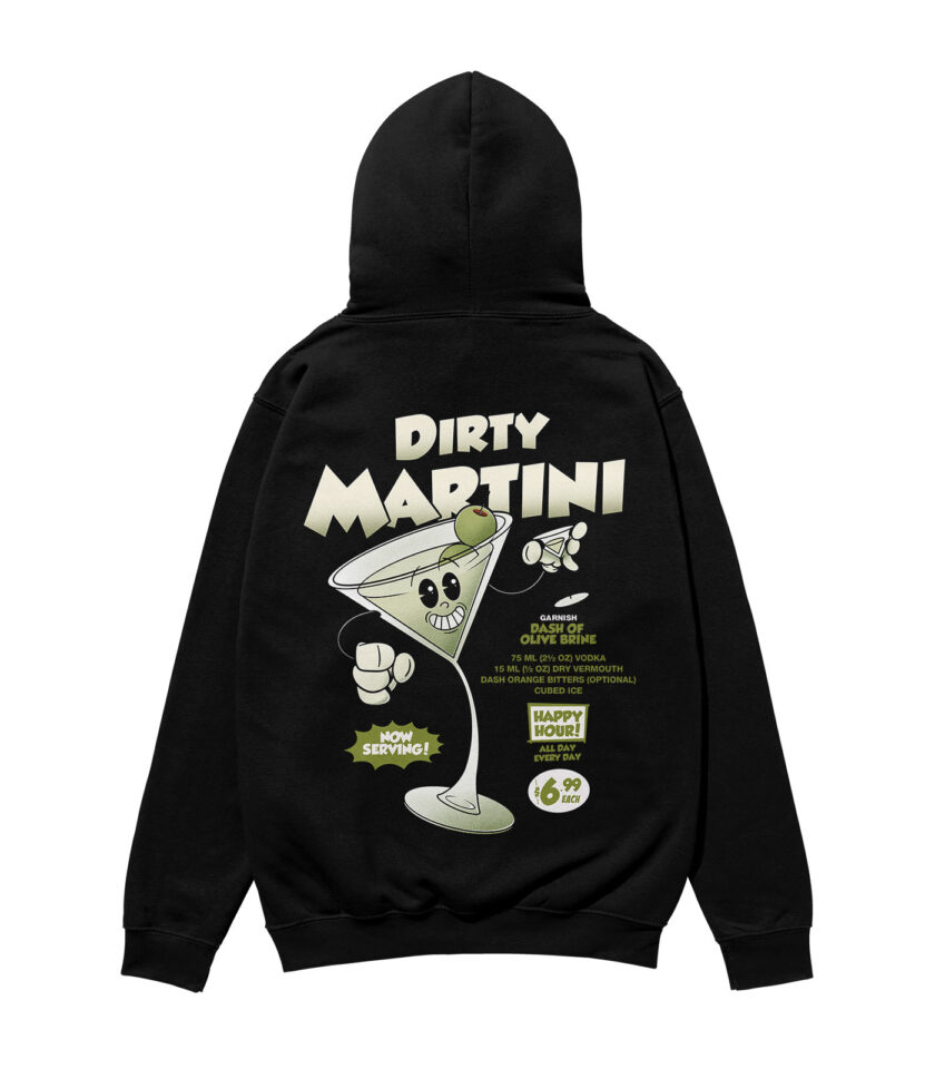 Dirty Martini Heavyweight Organic Hoodie - Image 4