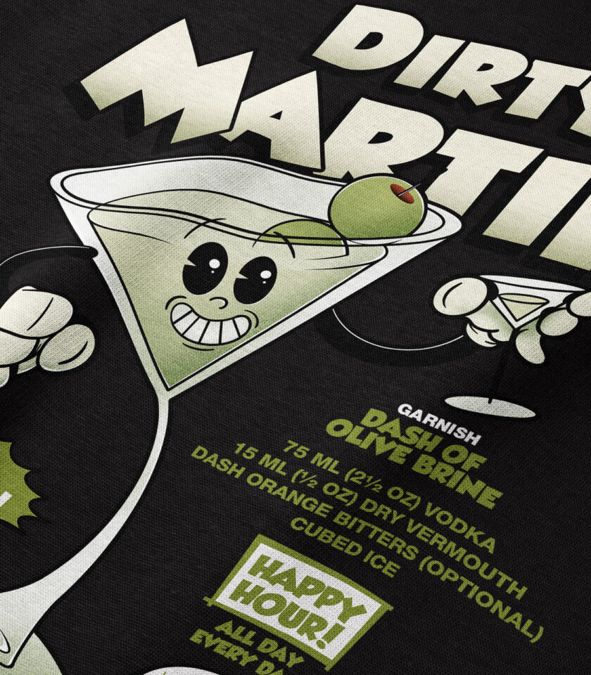 Dirty Martini Heavyweight Organic Hoodie - Image 6