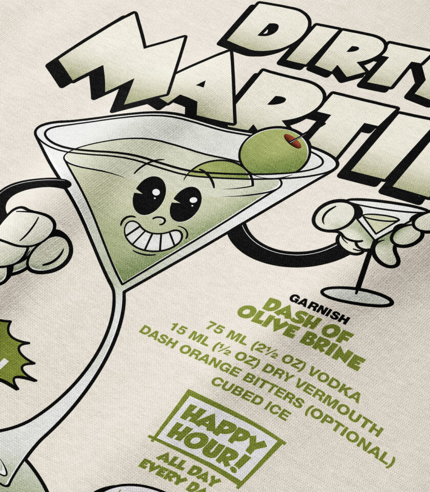 Dirty Martini Heavyweight Organic Hoodie - Image 3