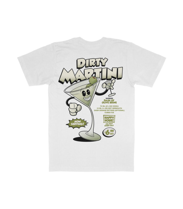 Dirty Martini Organic Heavyweight T-Shirt