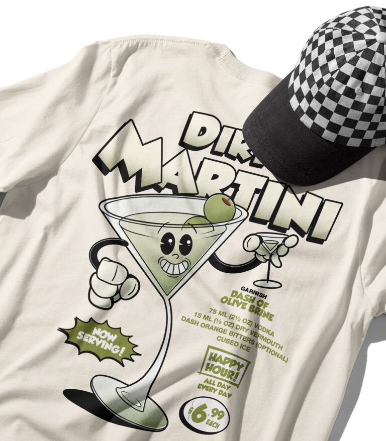 Dirty Martini Organic Heavyweight T-Shirt