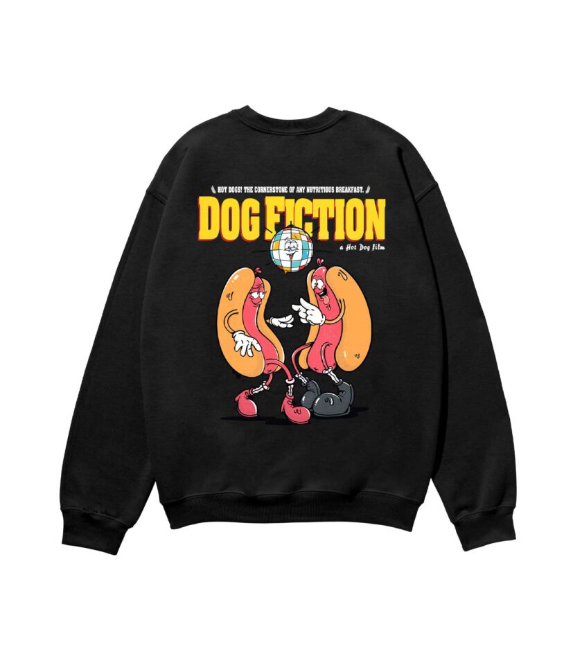 Dog Fiction Heavyweight Organic Sweatshirt Sand - Image 4