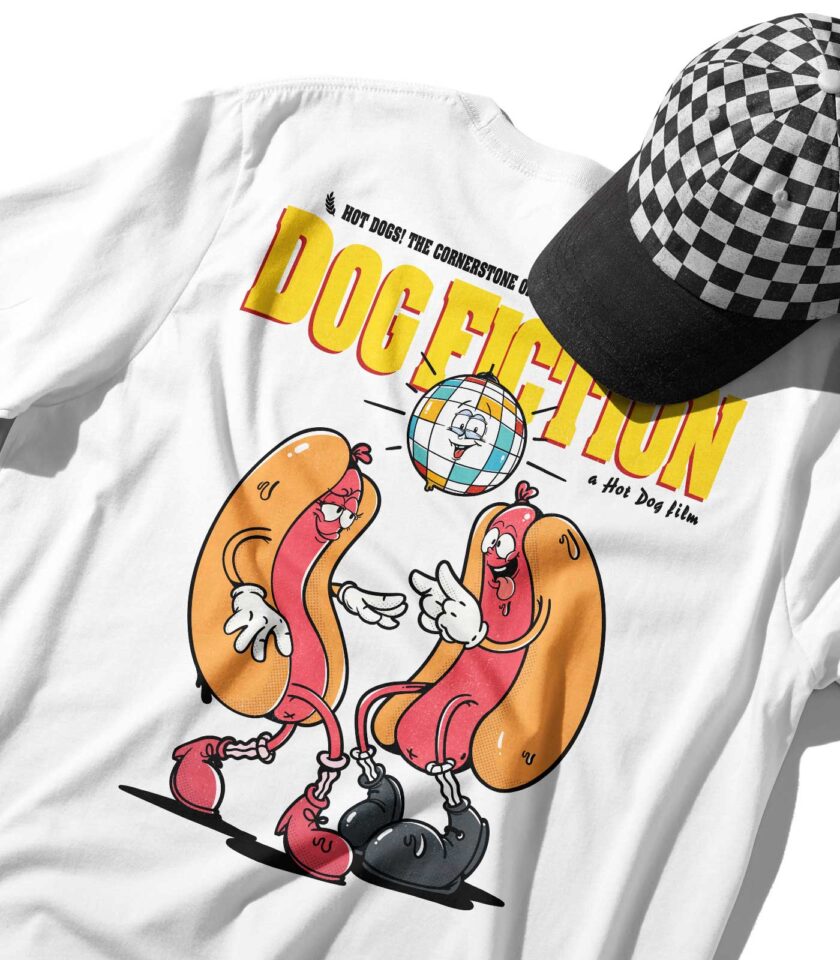 Dog Fiction Organic Heavyweight T-Shirt - Image 6