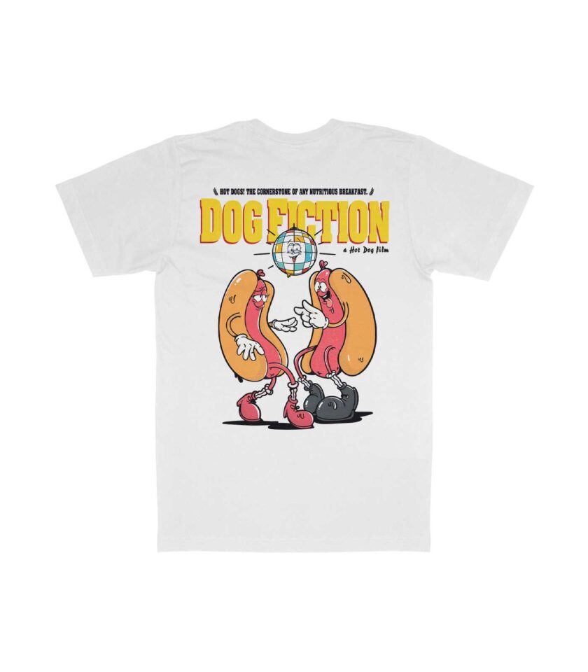 Dog Fiction Organic Heavyweight T-Shirt - Image 4