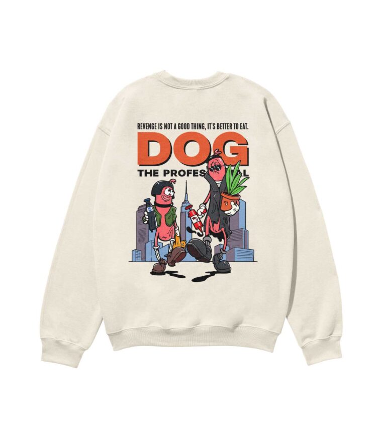Dog The Professional Heavyweight Organic Sweatshirt Sand
