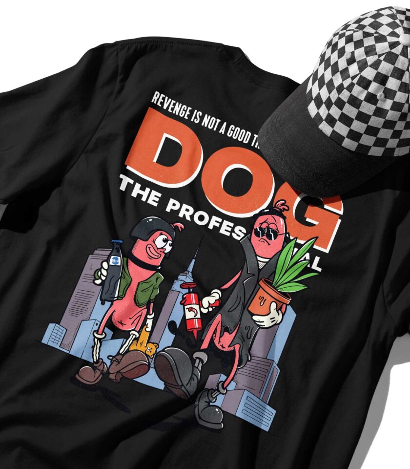 Dog The Professional Organic Heavyweight T-Shirt - Image 12