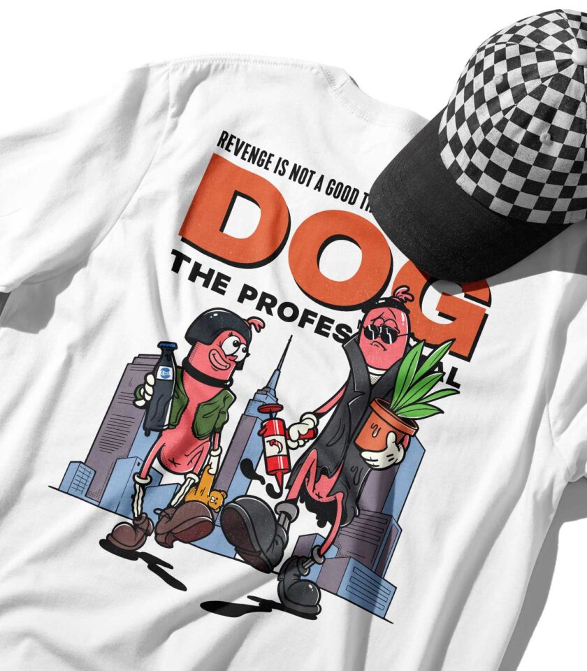 Dog The Professional Organic Heavyweight T-Shirt - Image 6