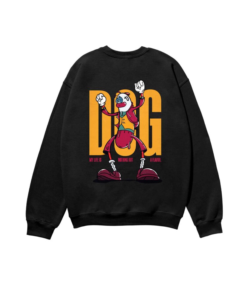 Dog Heavyweight Organic Sweatshirt Sand - Image 4