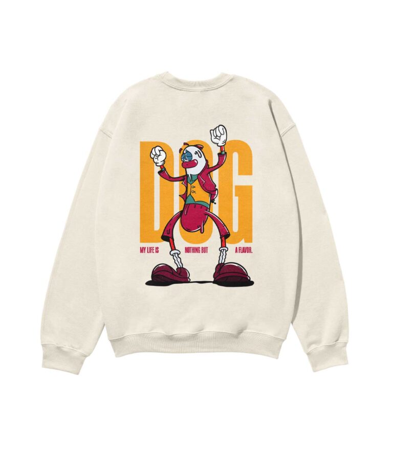 Dog Heavyweight Organic Sweatshirt Sand