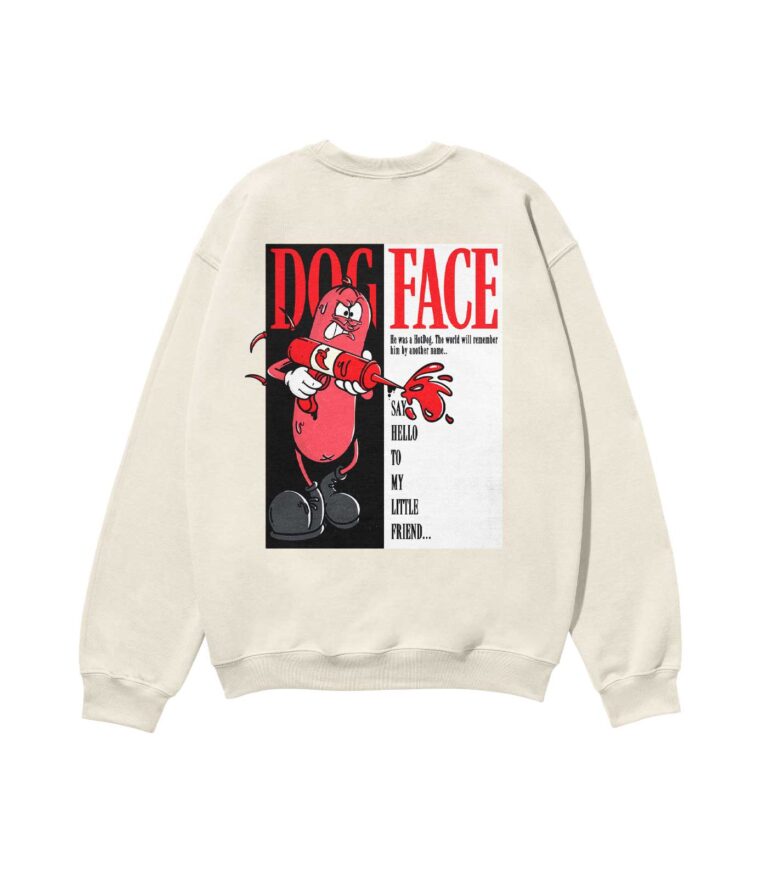 Dogface Heavyweight Organic Sweatshirt Sand