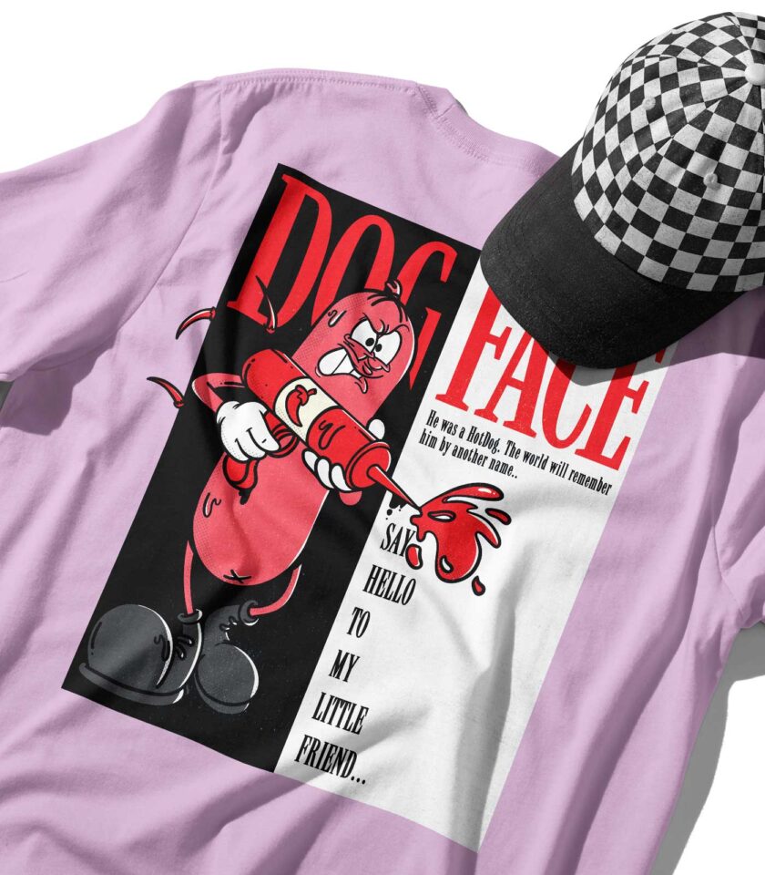 Dogface Organic Heavyweight T-Shirt - Image 9