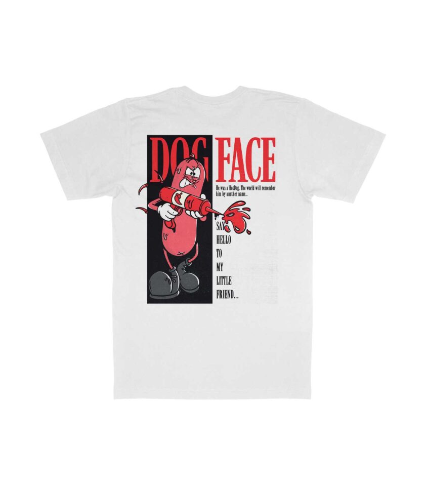 Dogface Organic Heavyweight T-Shirt - Image 4