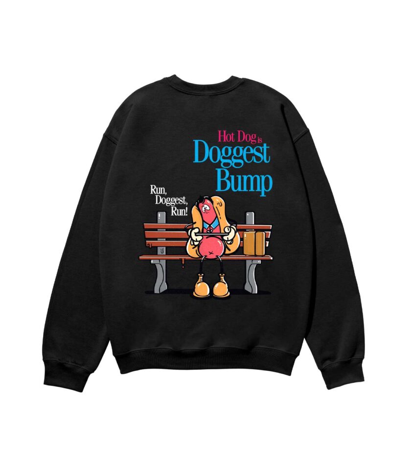 Doggest Bump Heavyweight Organic Sweatshirt Sand - Image 4