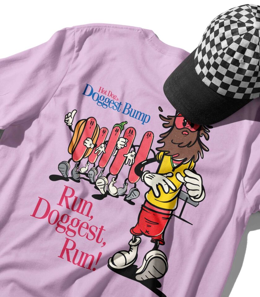 Doggest Bump Organic Heavyweight T-Shirt - Image 9