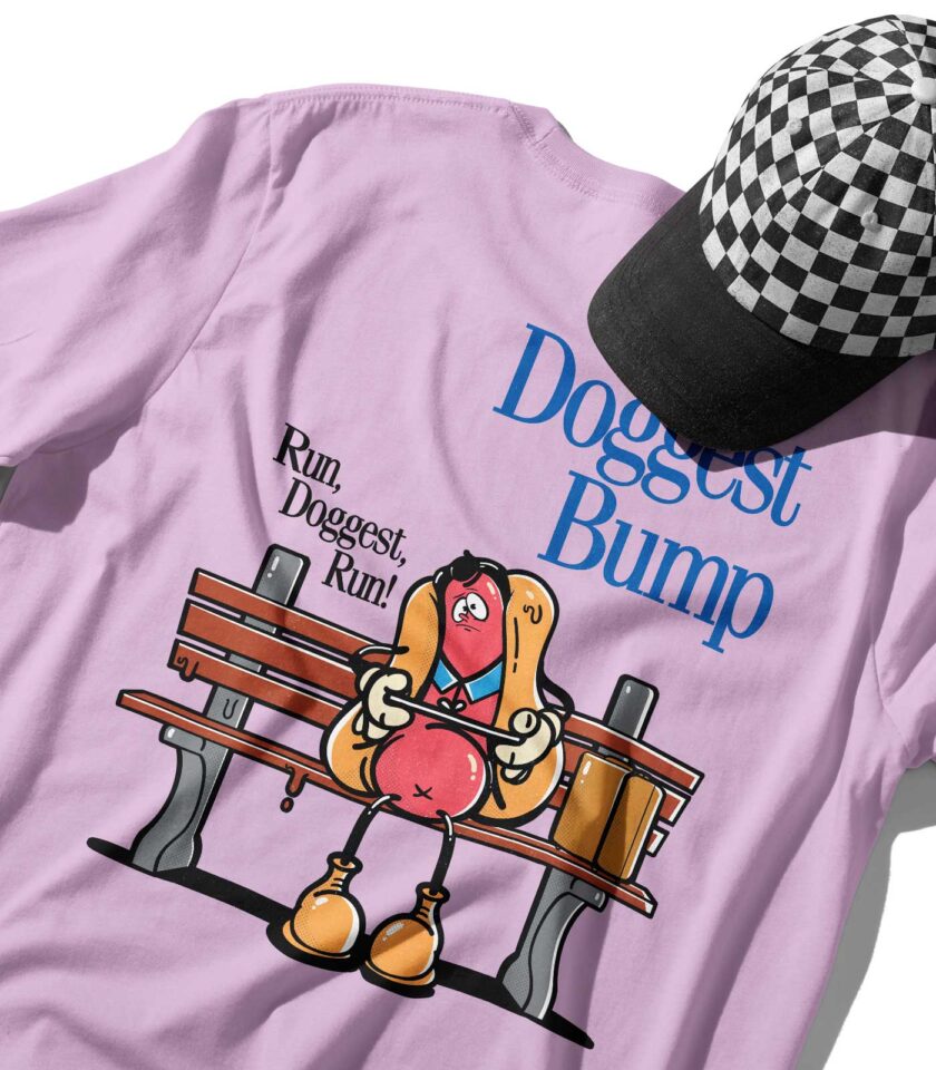 Doggest Bump Organic Heavyweight T-Shirt - Image 9