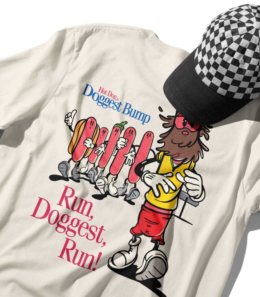 Doggest Bump Organic Heavyweight T-Shirt - Image 3