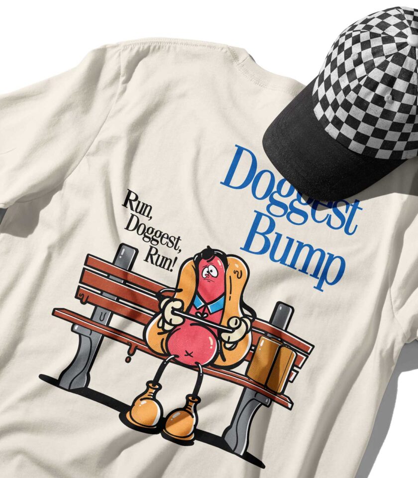 Doggest Bump Organic Heavyweight T-Shirt - Image 3
