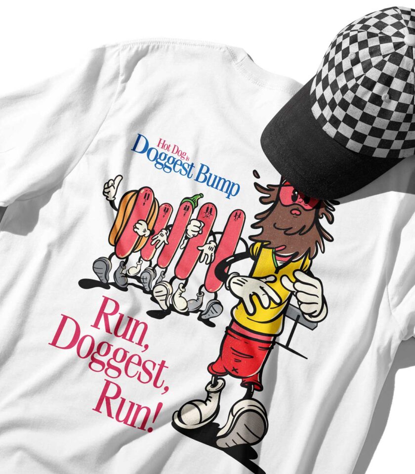 Doggest Bump Organic Heavyweight T-Shirt - Image 6