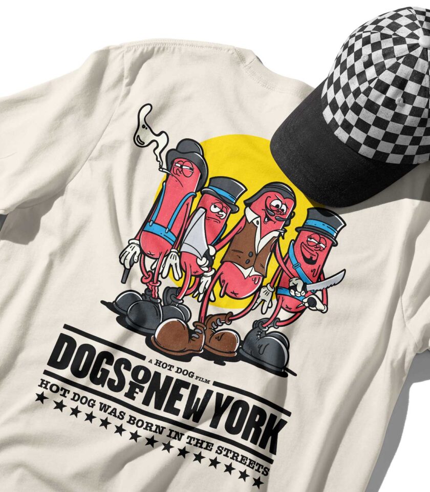 Dogs of New York Organic Heavyweight T-Shirt - Image 3