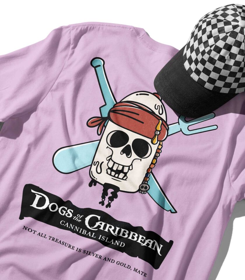 Dogs of the Caribbean Organic Heavyweight T-Shirt - Image 9