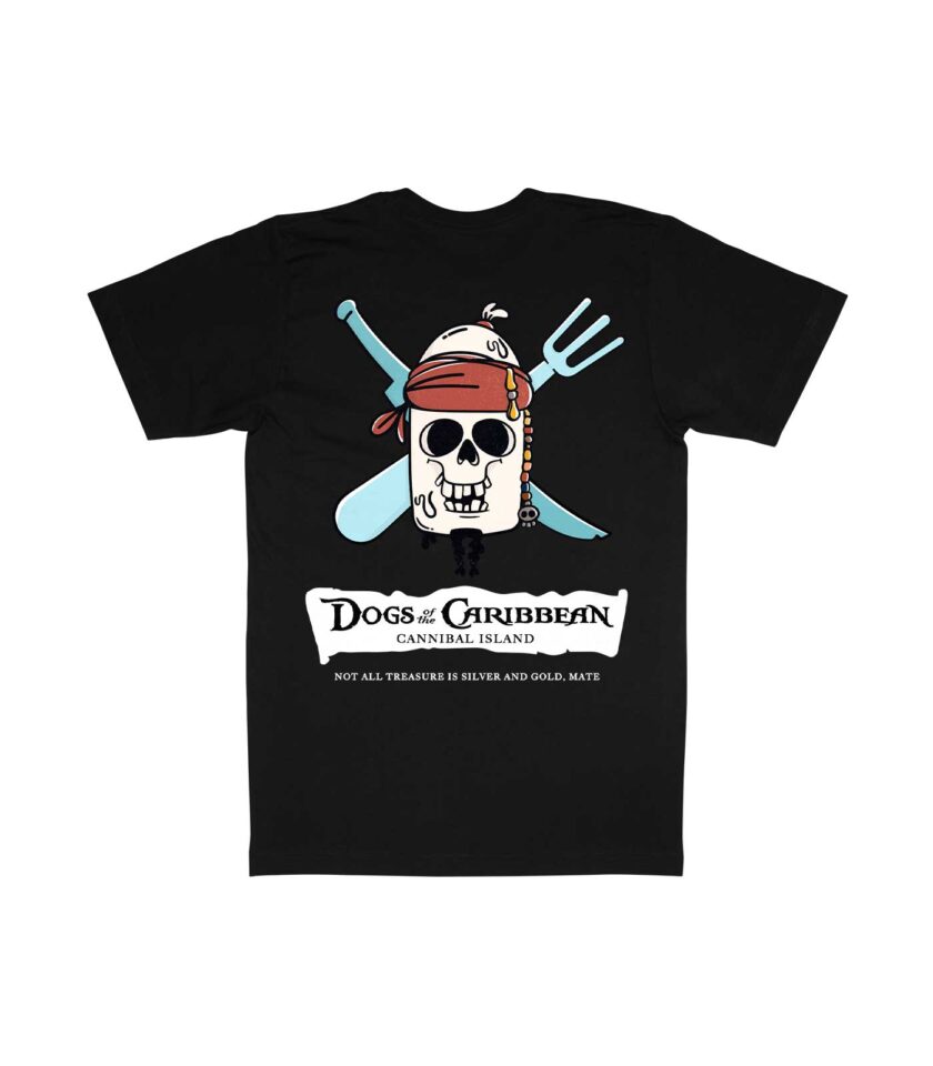 Dogs of the Caribbean Organic Heavyweight T-Shirt - Image 10