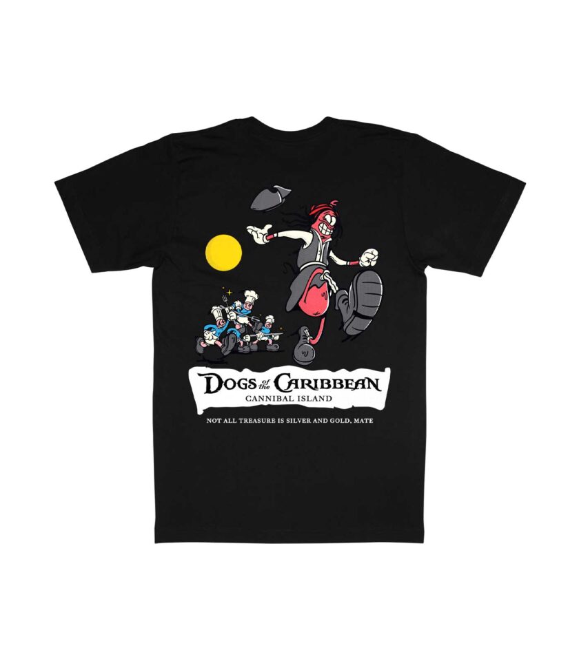 Dogs of the Caribbean Organic Heavyweight T-Shirt - Image 10