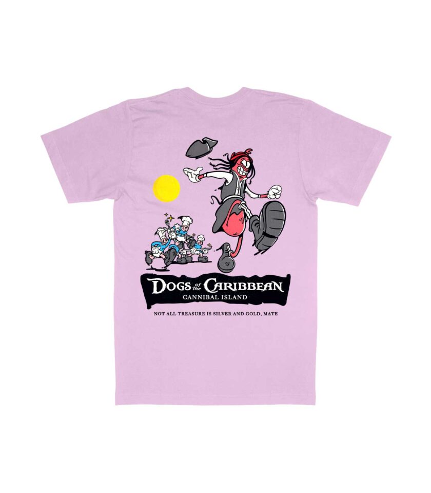 Dogs of the Caribbean Organic Heavyweight T-Shirt - Image 7