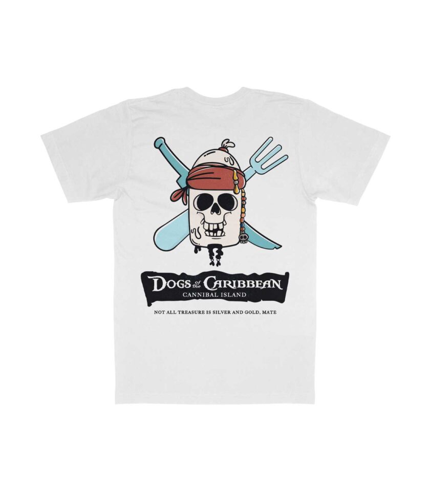 Dogs of the Caribbean Organic Heavyweight T-Shirt - Image 4