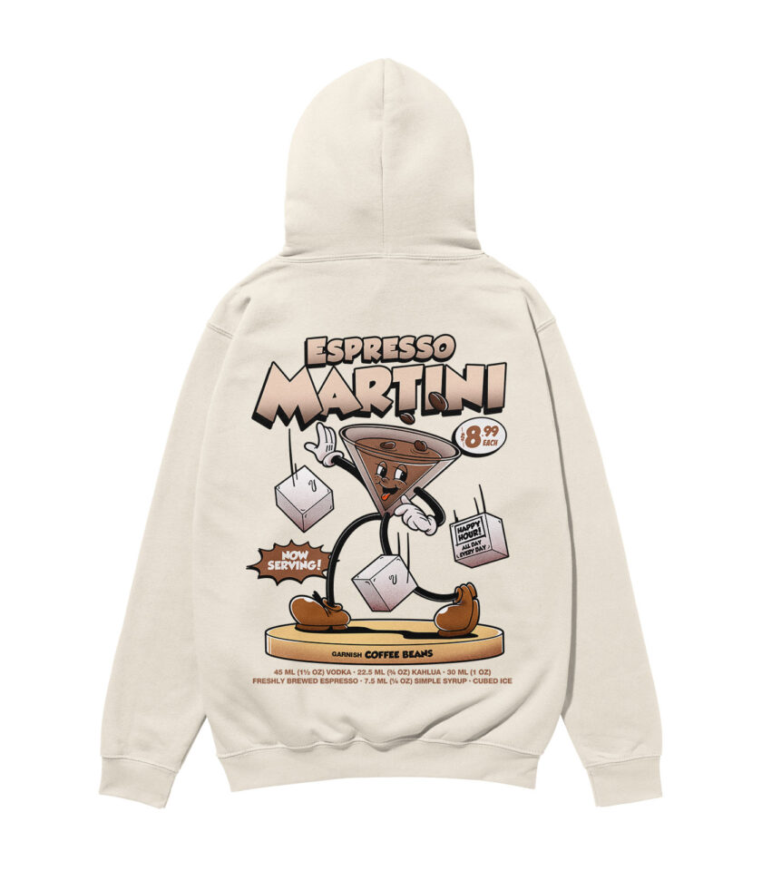 Espresso Martini Heavyweight Organic Hoodie