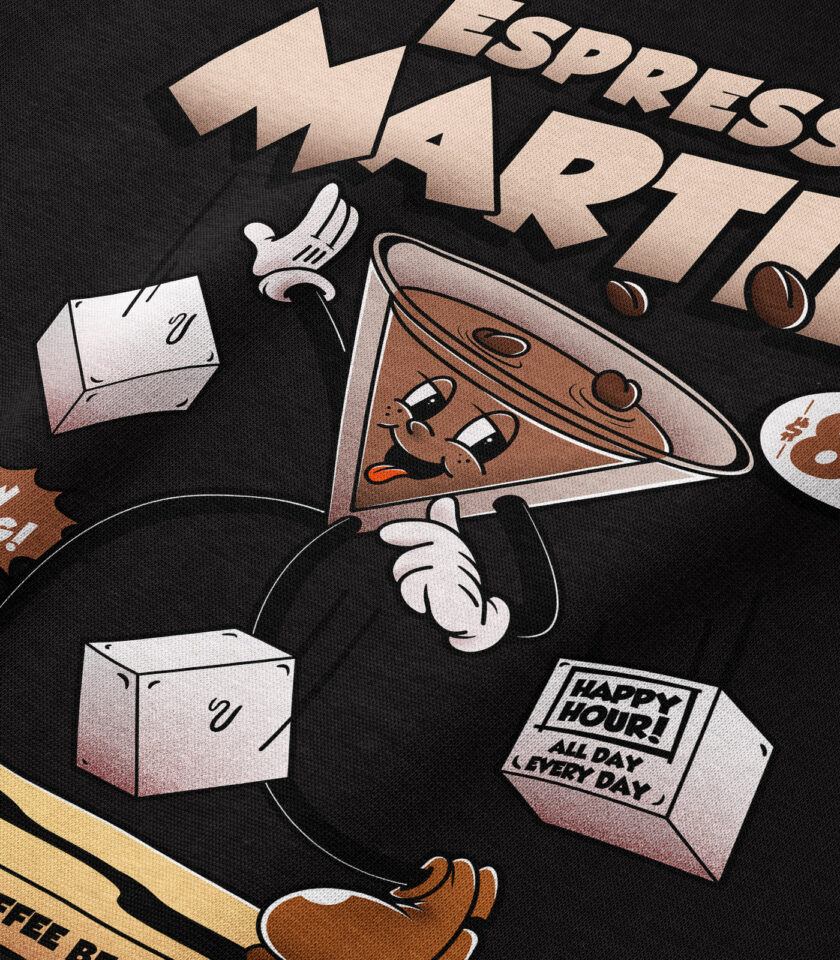 Espresso Martini Heavyweight Organic Hoodie - Image 6