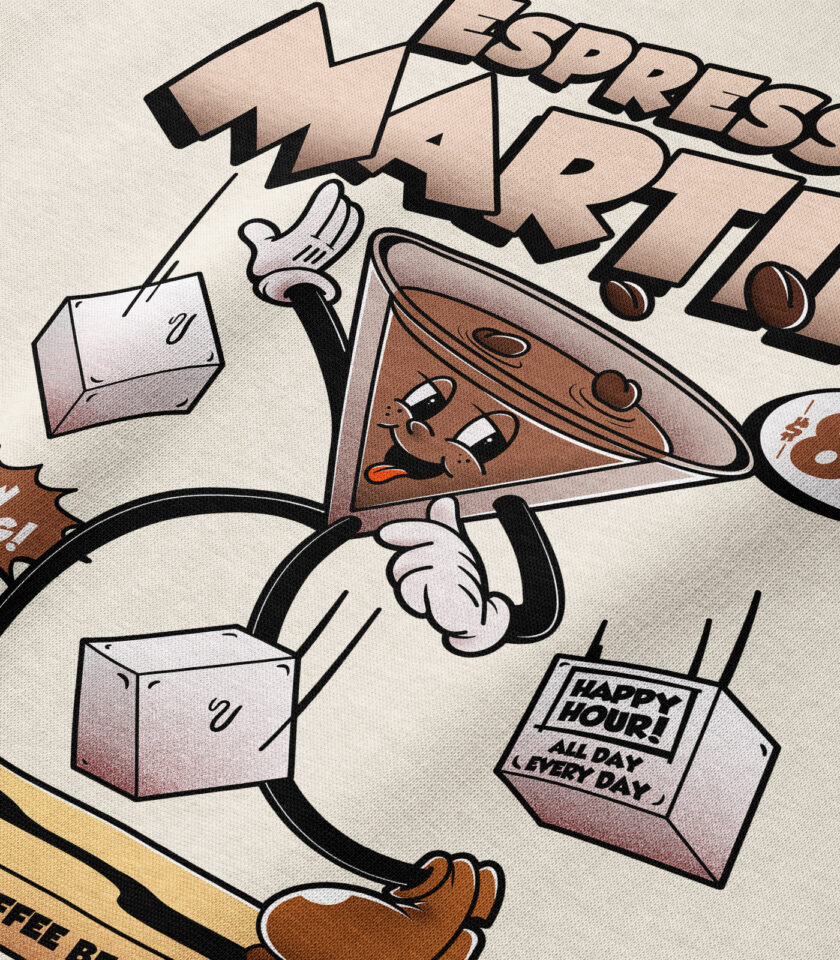 Espresso Martini Heavyweight Organic Hoodie - Image 3
