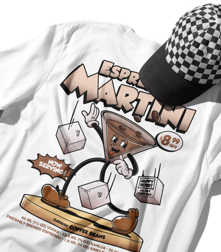 Espresso Martini Organic Heavyweight T-Shirt