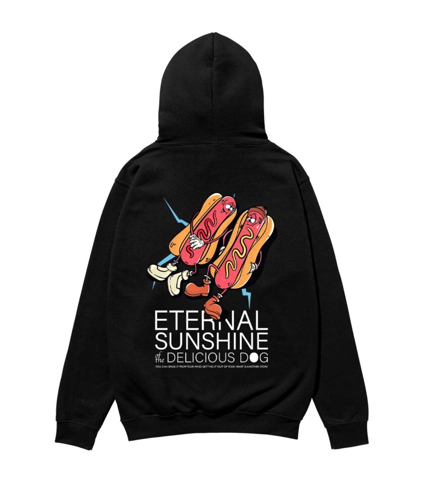 Eternal Sunshine of the Delicious Dog Heavyweight Organic Hoodie - Image 4