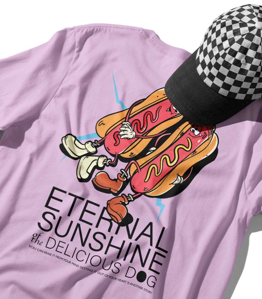 Eternal Sunshine of the Delicious Dog Organic Heavyweight T-Shirt - Image 9