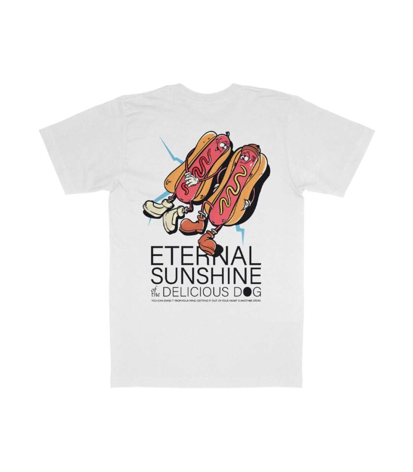Eternal Sunshine of the Delicious Dog Organic Heavyweight T-Shirt - Image 4