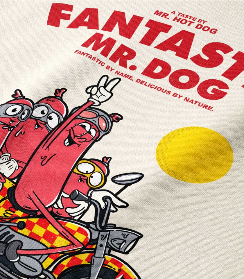 Fantastic Mr. Dog Heavyweight Organic Sweatshirt Sand - Image 3
