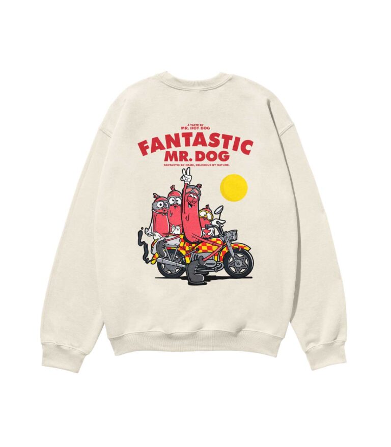 Fantastic Mr. Dog Heavyweight Organic Sweatshirt Sand