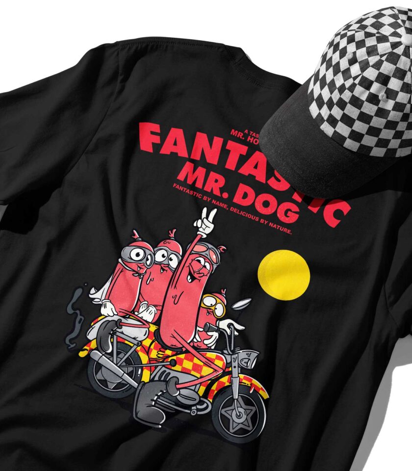 Fantastic Mr. Dog Organic Heavyweight T-Shirt - Image 12