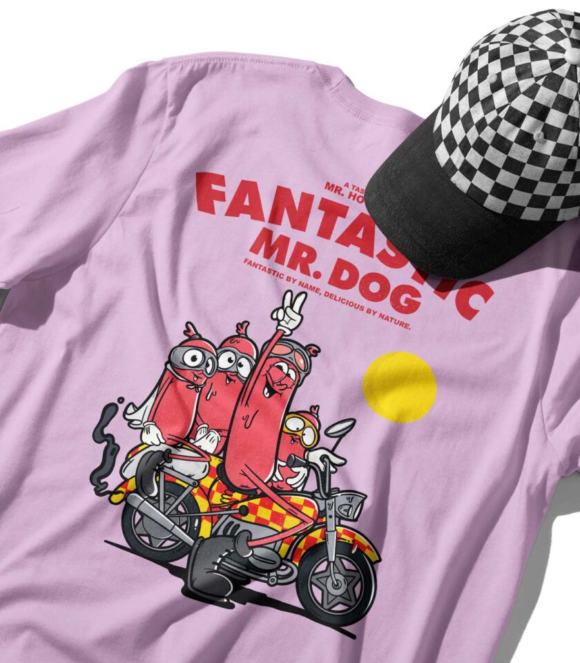 Fantastic Mr. Dog Organic Heavyweight T-Shirt - Image 9